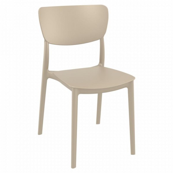 ISP127 Monna Mid Century Modern Stacking Resin Restaurant Commercial Hospitality Side Chair
